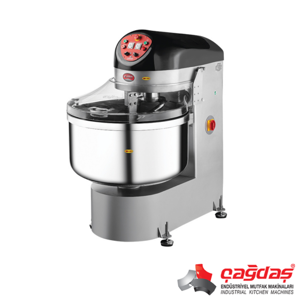 Çağdaş Makina Çift Devir 150 kg Spiral Hamur Yoğurma Makinesi 380V