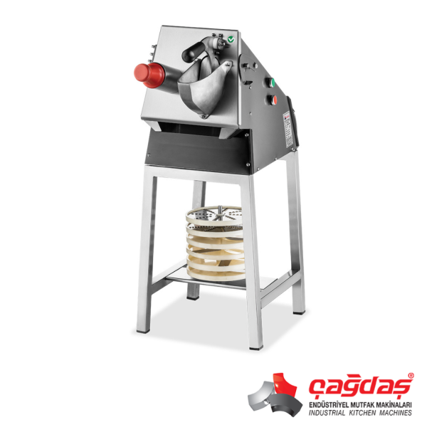 Çağdaş Makina Ayaklı Sebze Doğrama Makinesi ( 7 Başlıklı ) 220V
