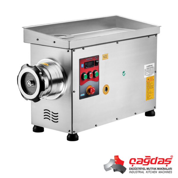 Çağdaş Makina 42 No 42 Lik Soğutuculu Paslanmaz Et Kıyma Makinesi 380V